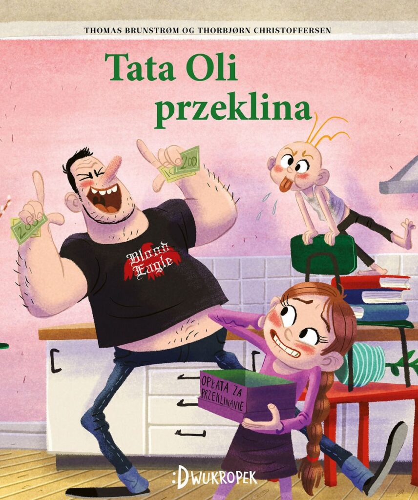 Tata Oli przeklina. Okładka