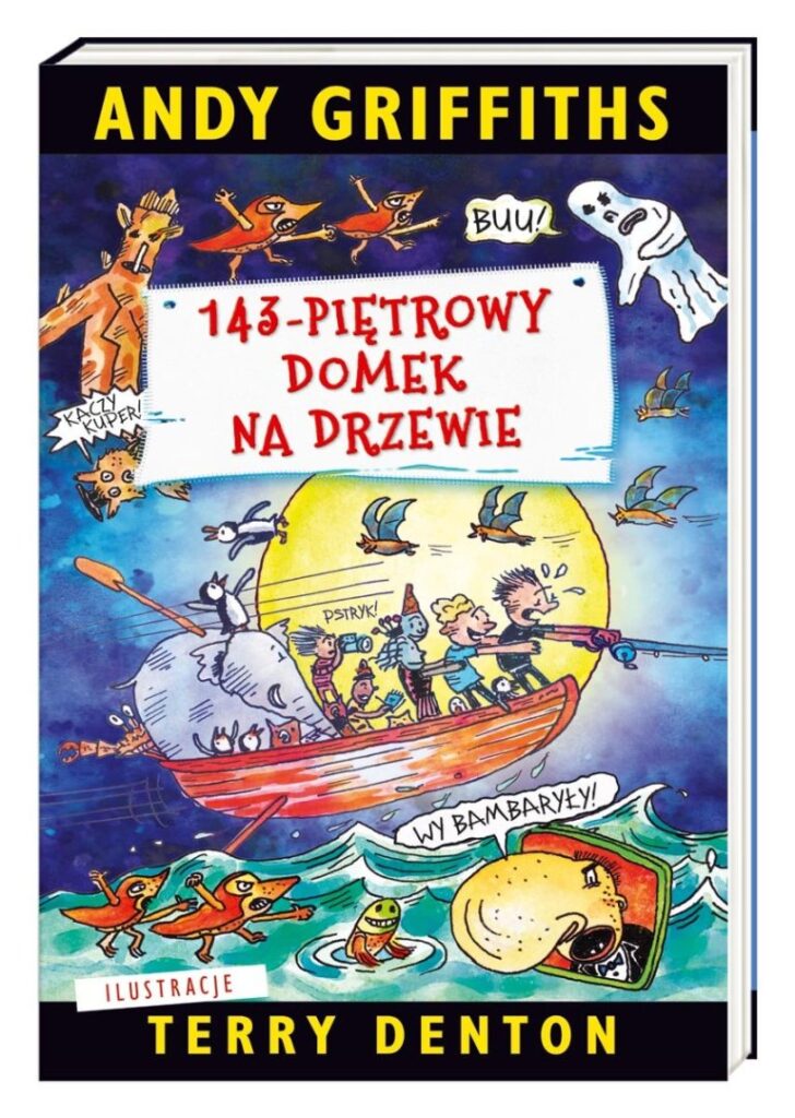 143-piętrowy domek na drzewie. Okładka