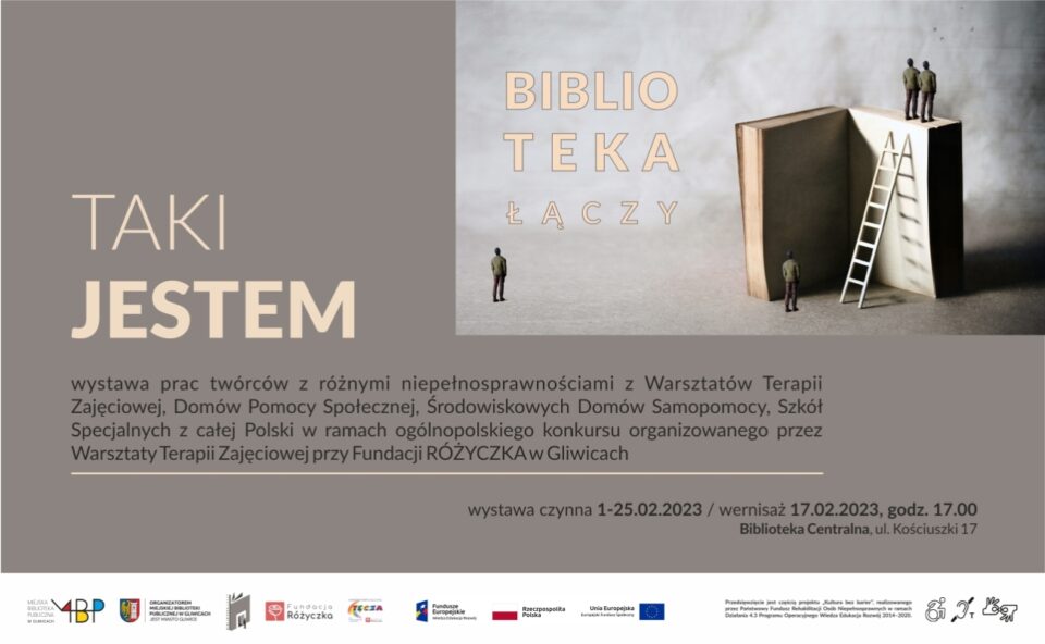 Baner z informacją o wystawie