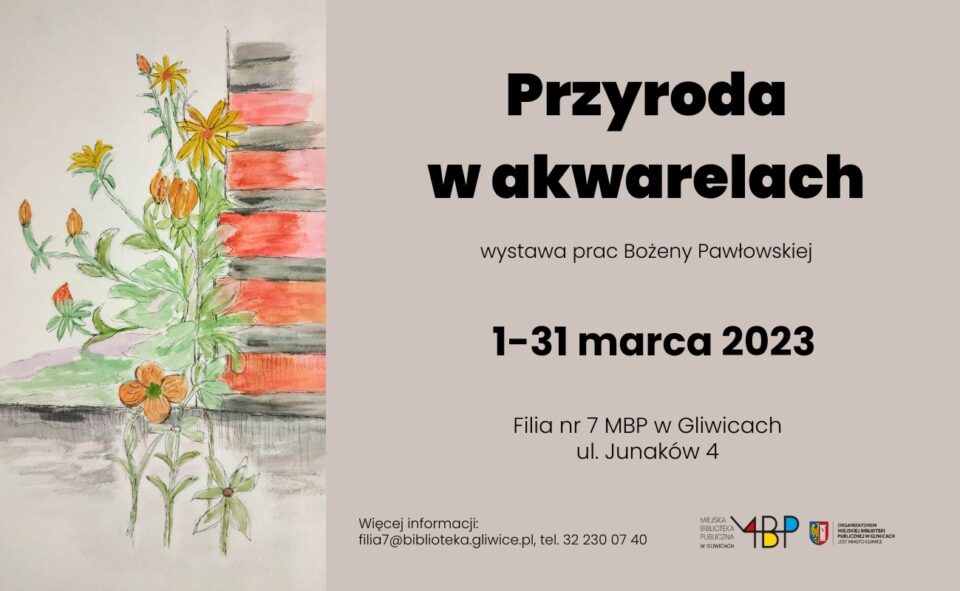 Baner z informacją o wystawie