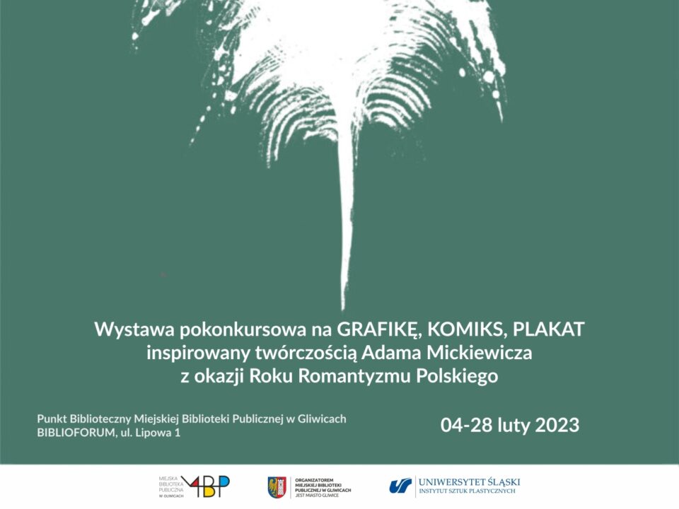 Baner z informacją o wystawie