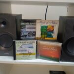 Głośniki i cztery płyty CD z muzykami relaksacyjnymi