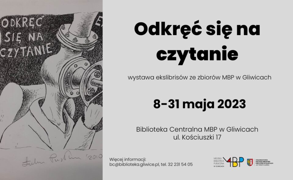 Baner z informacją o wystawie