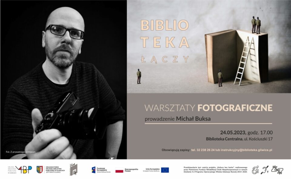 Baner z informacją o warsztatach