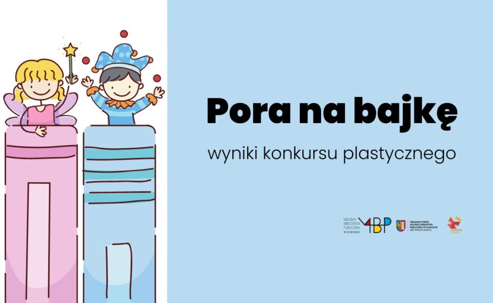 Baner z informacją o wynikach konkursu