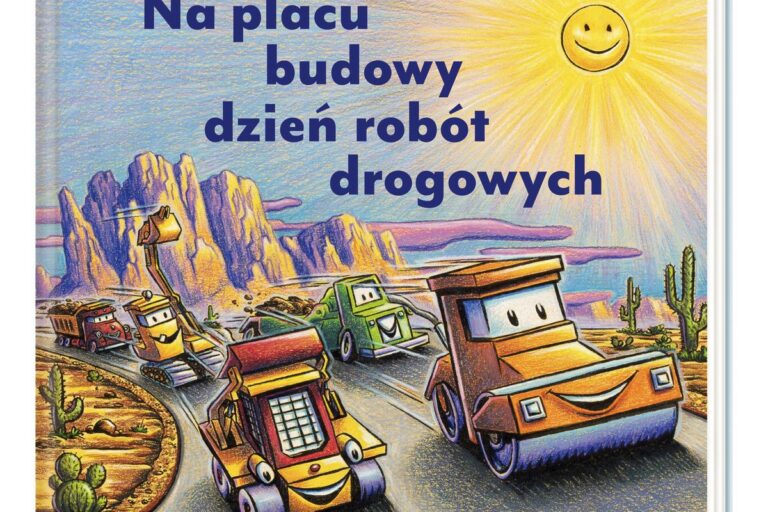 Na placu budowy dzień robót drogowych. Okładka