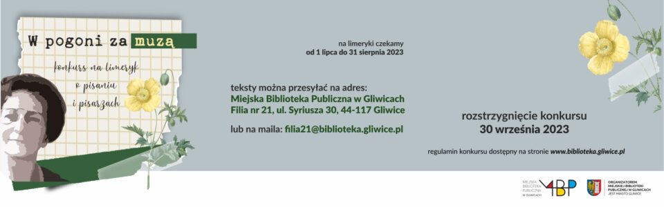 Baner z informacją o konkursie