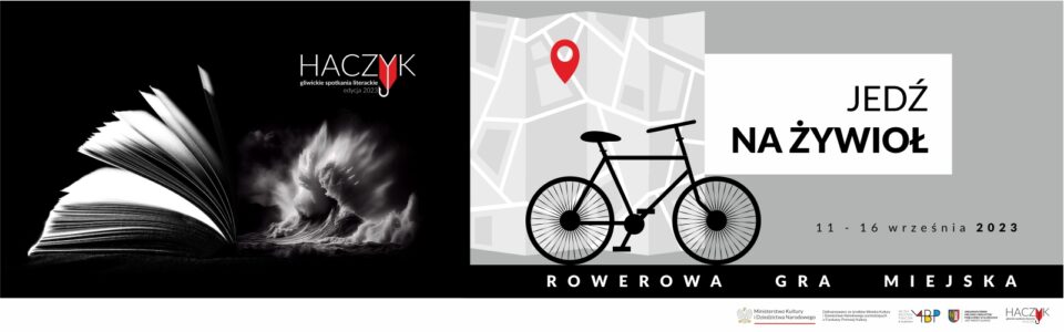 Baner z informacją o wydarzeniu w ramach projektu „Haczyk 2023”