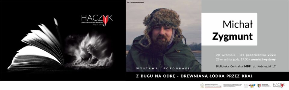 Baner z informacją o wystawie