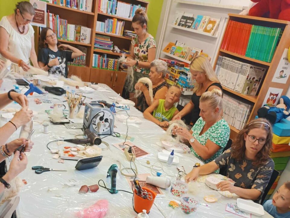 Uczestnicy podczas pracy