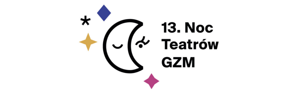 Baner z informacją o nocy teatrów