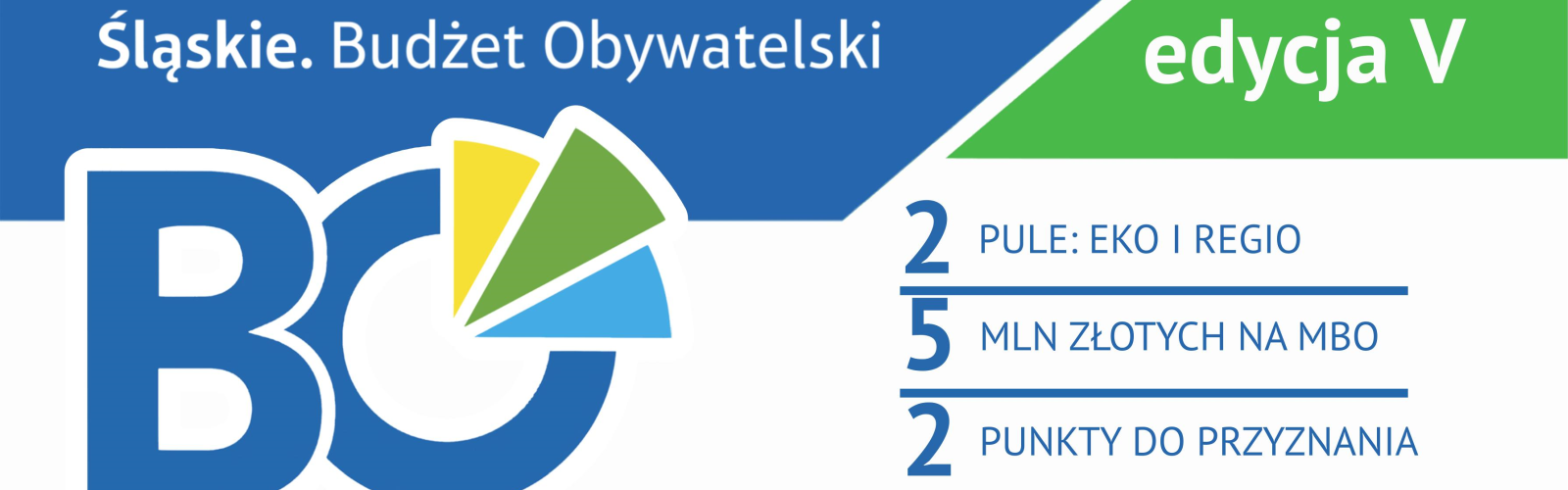 Baner z informacją V edycji Marszałkowskiego Budżetu Obywatelskiego