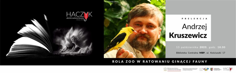 Baner z informacją o prelekcji