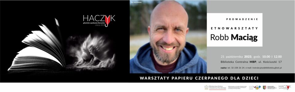 Baner z informacją o warsztatach