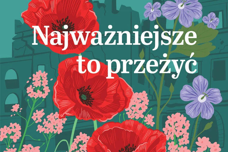 Najważniejsze to przeżyć. Okładka
