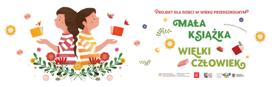 Baner z informacją o projekcie "Mała książka - wielki człowiek"