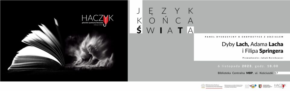 Baner z informacją o wydarzeniu w ramach projektu „Haczyk 2023”