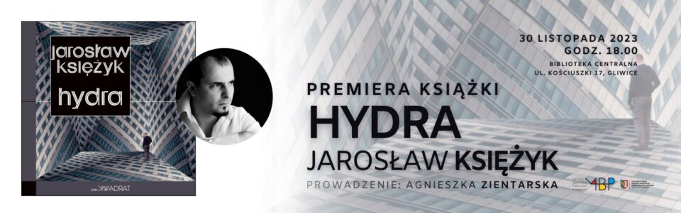 Baner z informacją o premierze książki