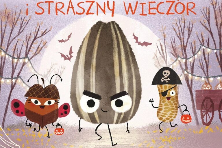 Niesforne Ziarenko i straszny wieczór. Okładka