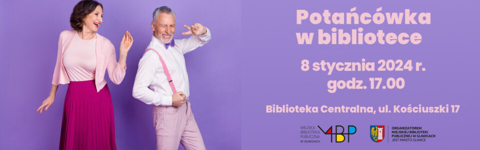 Baner z informacją o imprezie dla seniorów