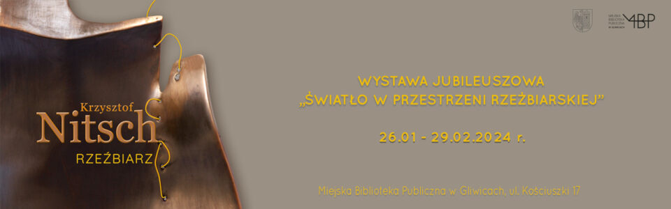 Baner z informacją o wystawie