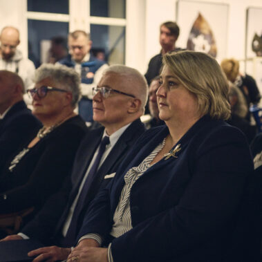 Prezydent miasta Gliwice Adam Neumann i wiceprezydent Aleksandra Wysocka