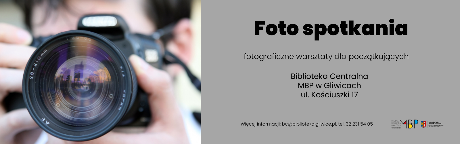 Baner z informacją o warsztacie