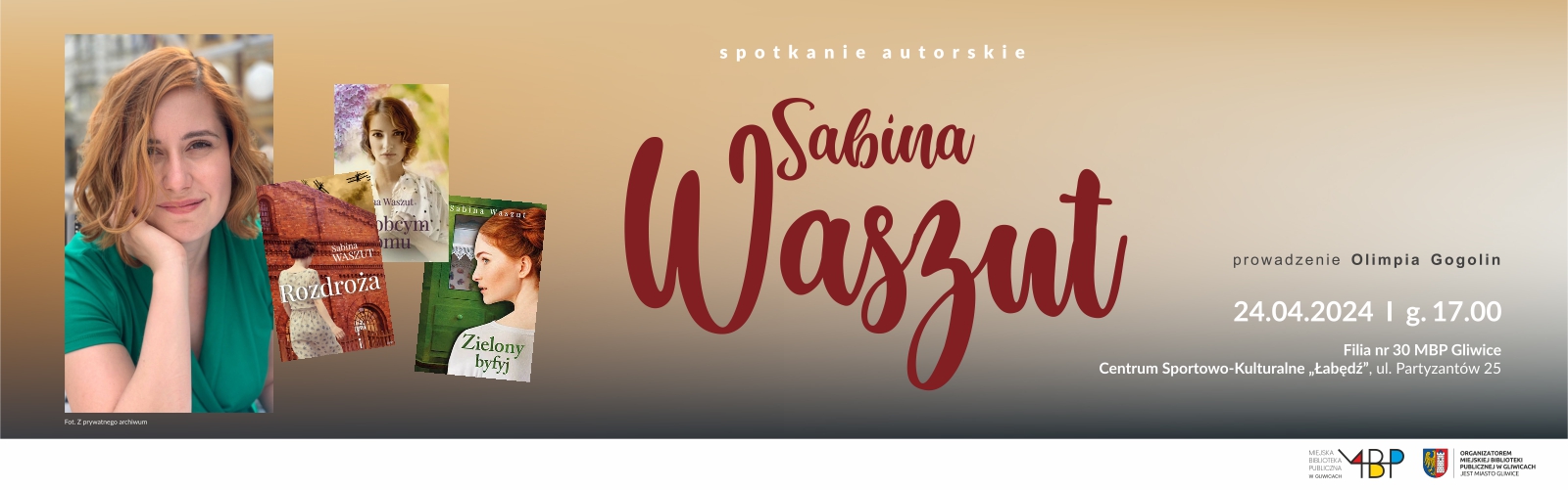 Sabina Waszut – spotkanie autorskie