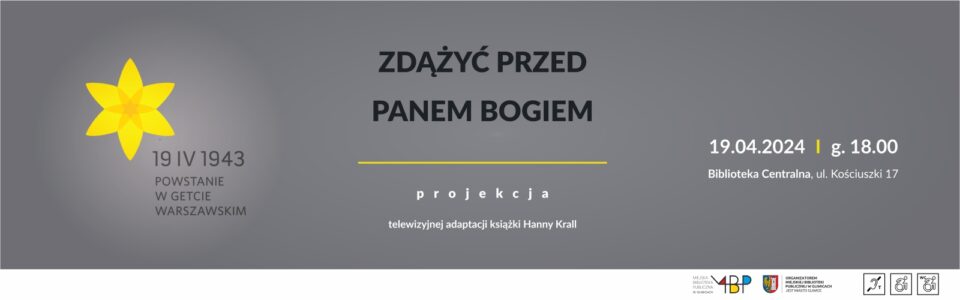 Baner z informacją o projekcji telewizyjnej
