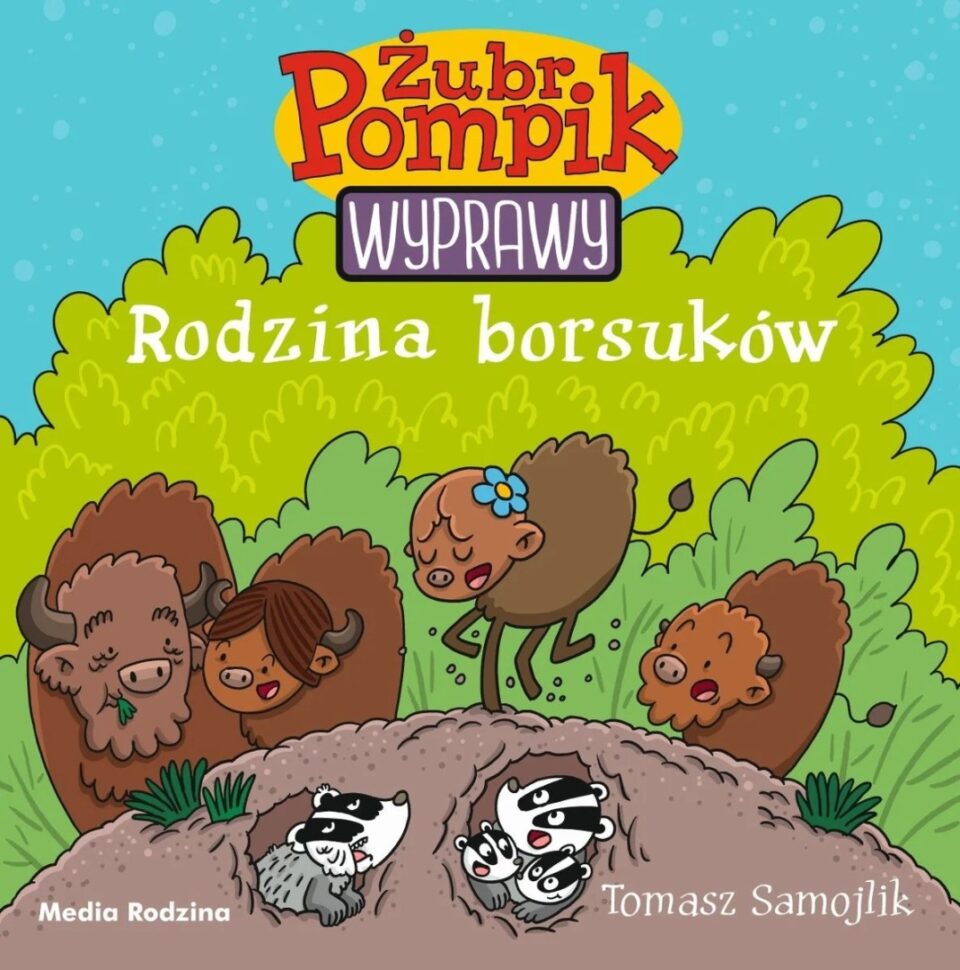 Rodzina borsuków. Okładka