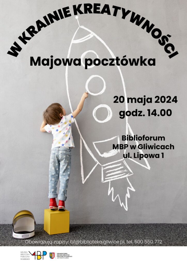 Plakat z informacją o zajęciu dla dzieci