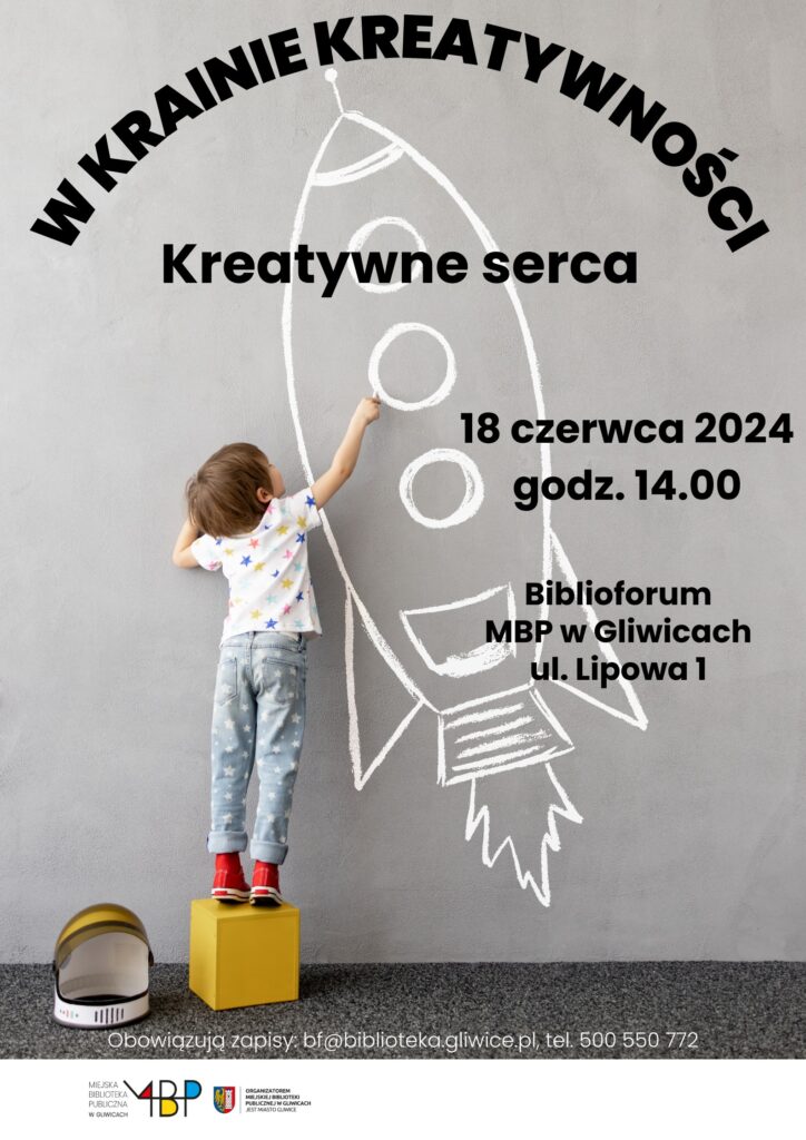 Plakat z informacją o zajęciu dla dzieci