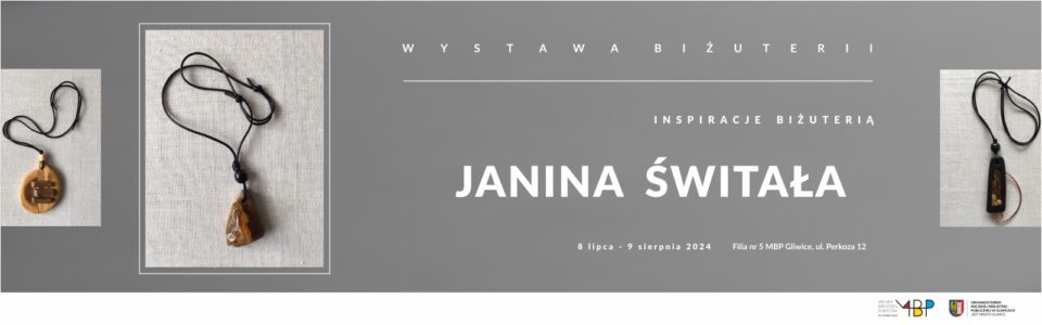 Baner z informacją o wystawie