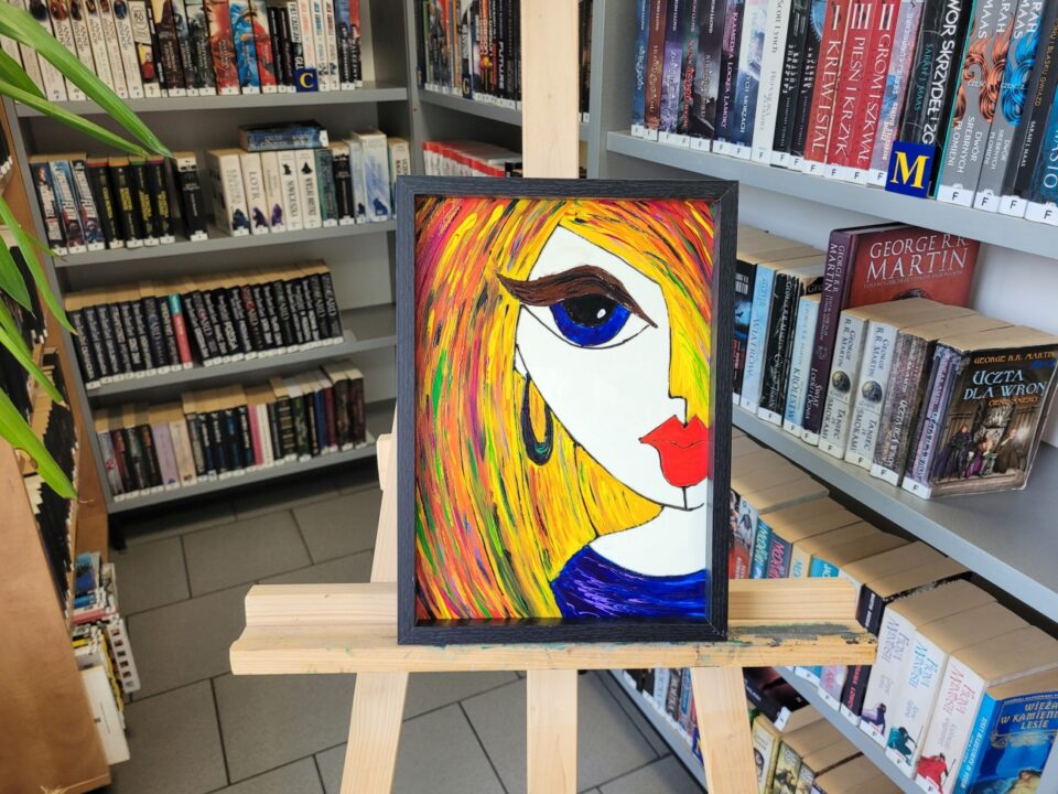 Obraz przedstawia portret kobiety