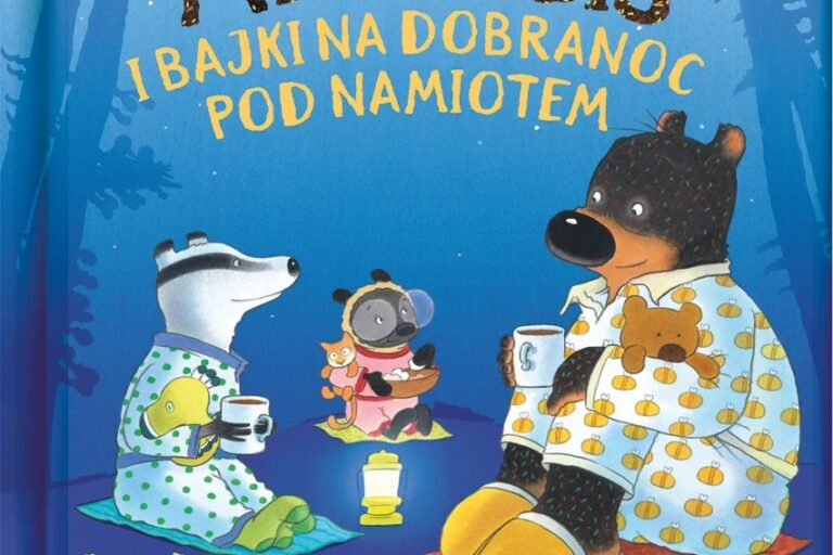 Miś Tuliś i bajki na dobranoc pod namiotem. Okładka