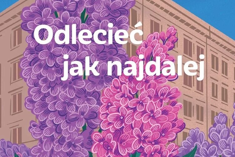 Odlecieć jak najdalej. Okładka