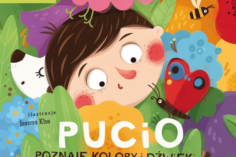 Pucio poznaje kolory i dźwięki. Okładka