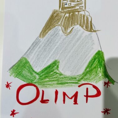 Rysunek góry Olimp