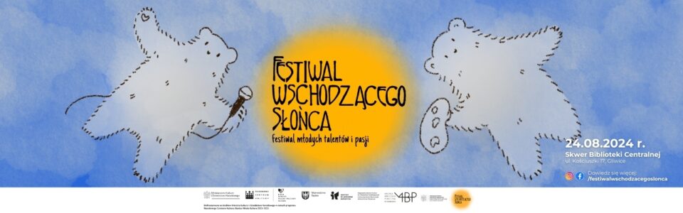Baner z informacją o festiwalu