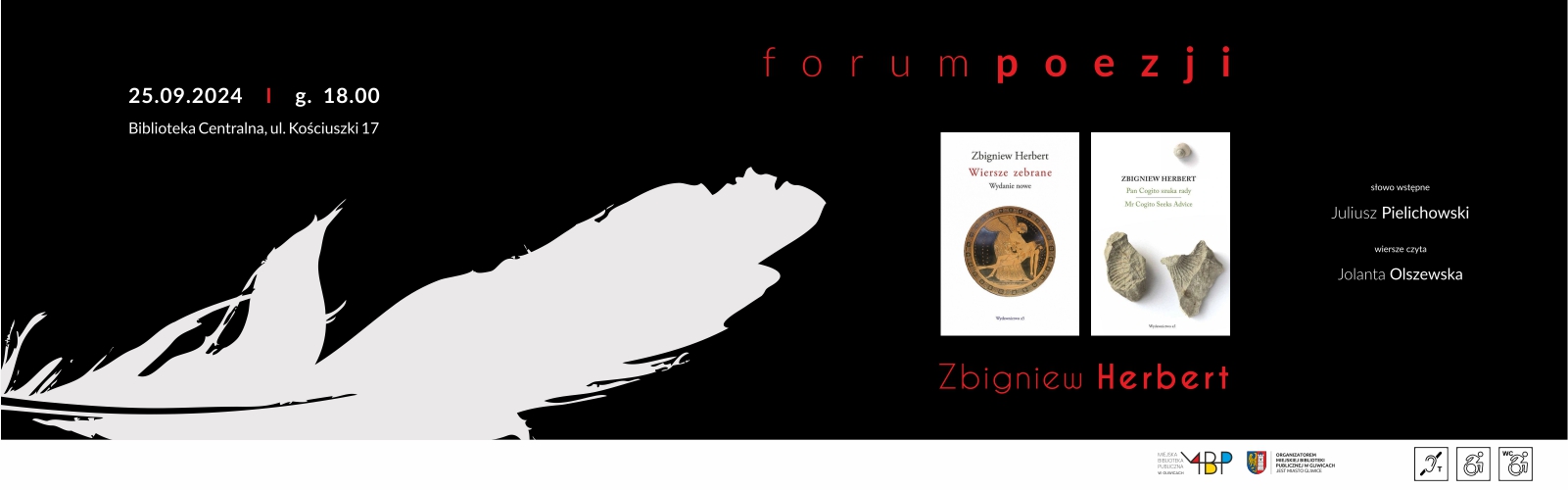 Baner z informacją o forum poezji