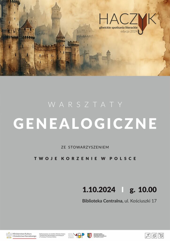 Plakat z informacją o warsztacie