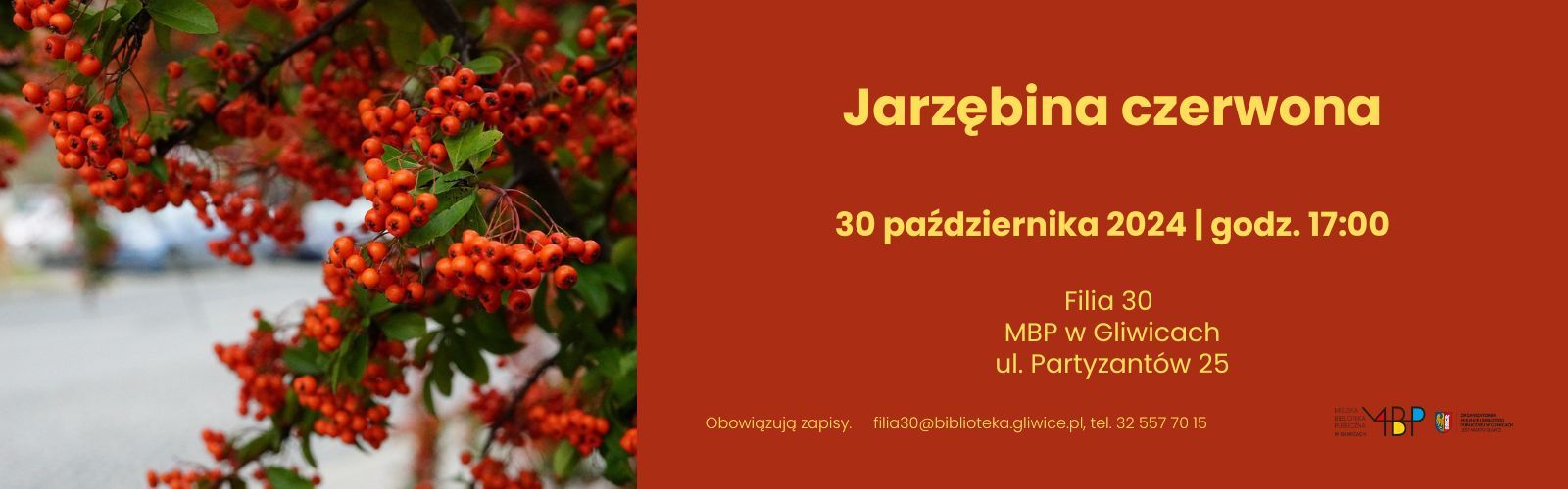 Baner z informacją o warsztacie