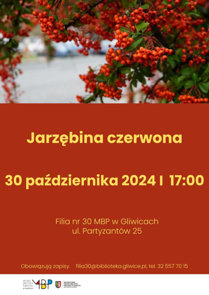 Plakat z informacją o warsztacie