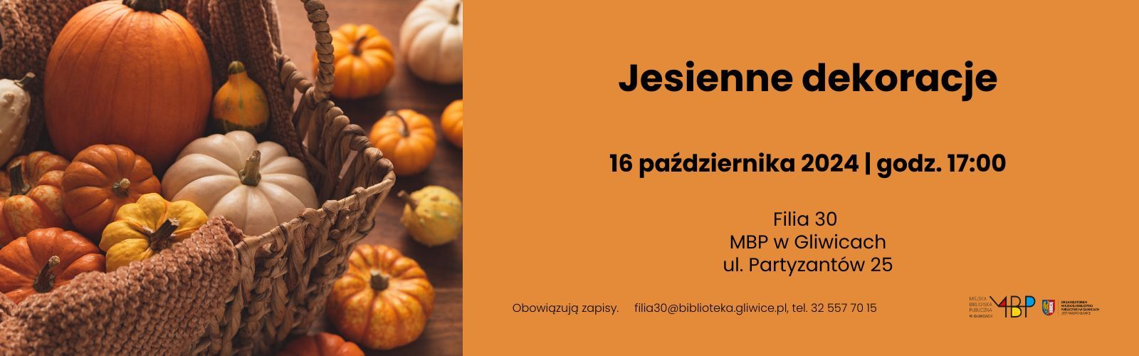 Baner z informacją o warsztacie