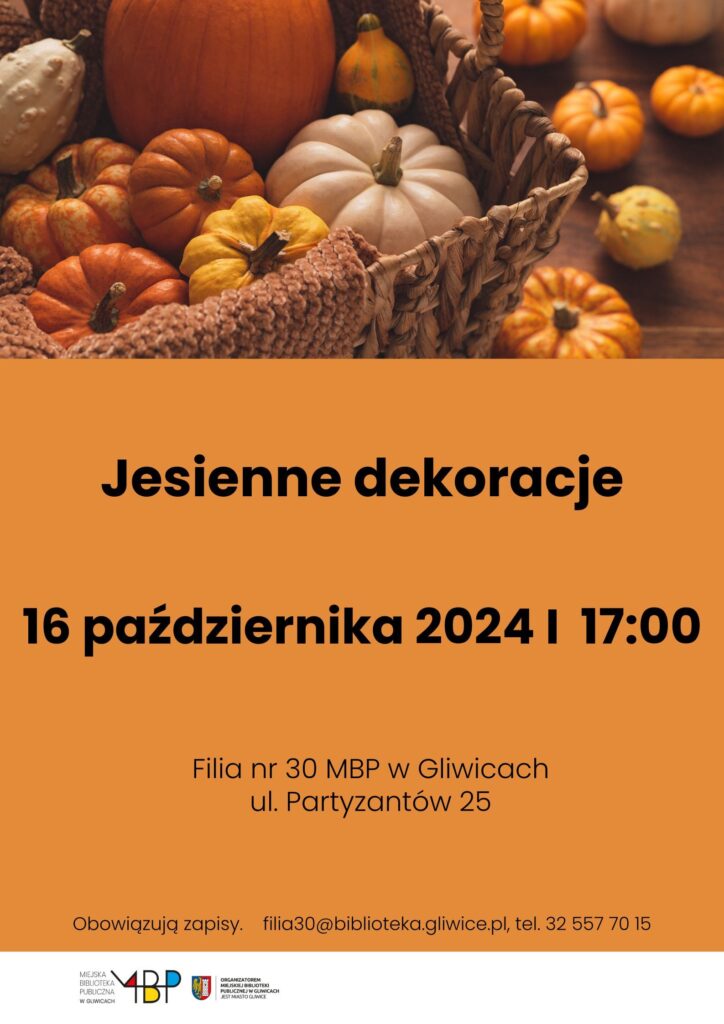 Plakat z informacją o warsztacie