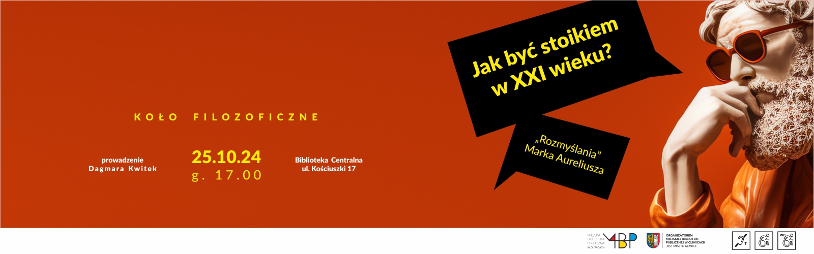 Baner z informacją o kole filozoficznym