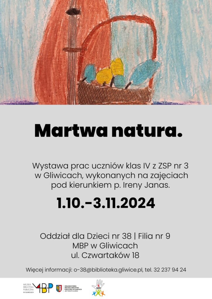 Plakat z informacją o wystawie