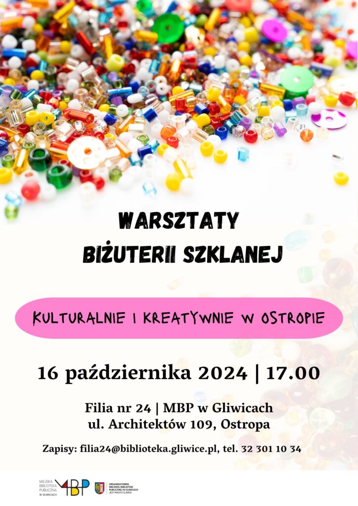 Plakat z informacją o warsztacie