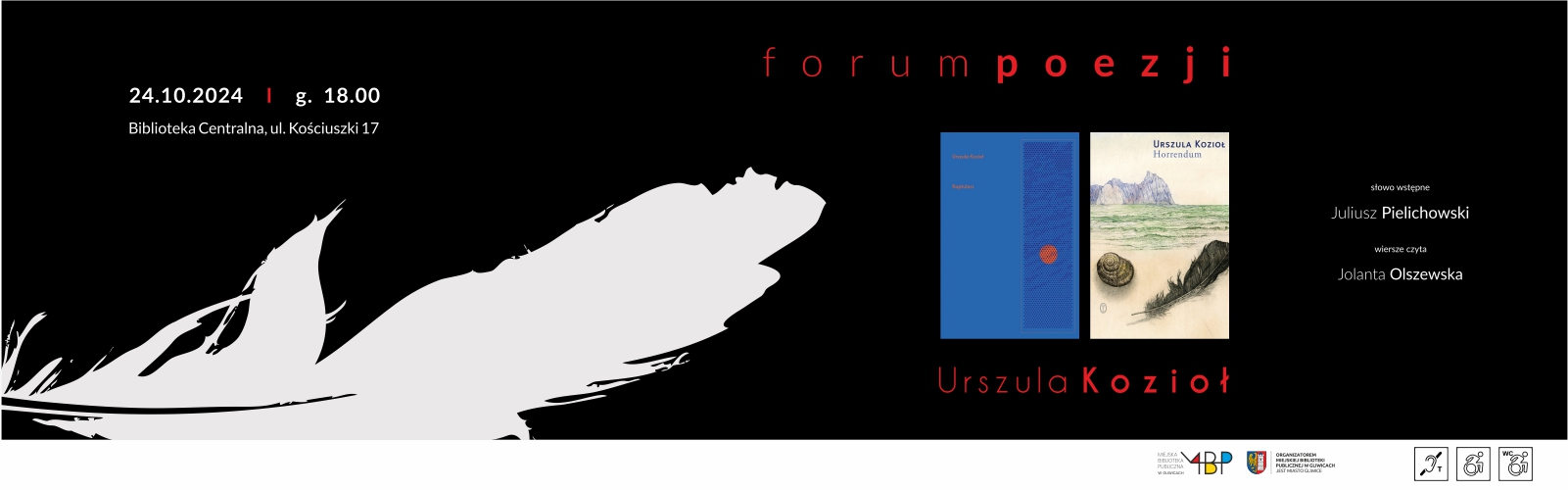 Baner z informacją o forum poezji