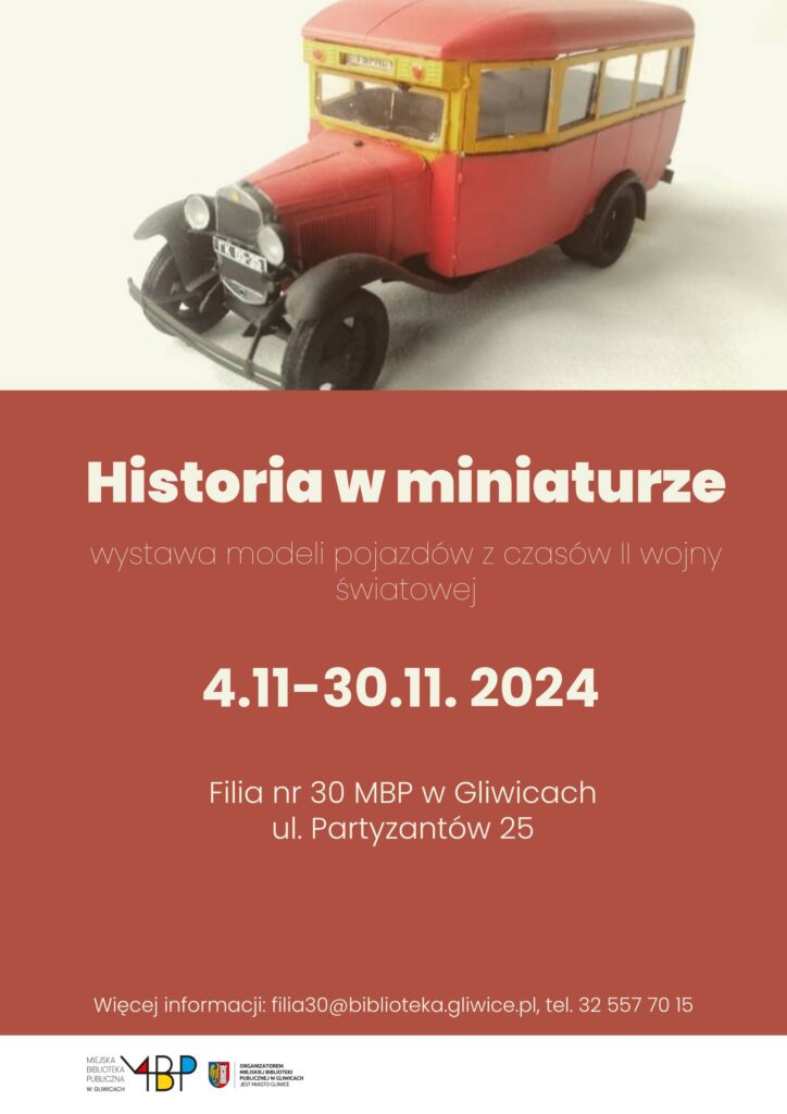 Plakat z informacją o wystawie